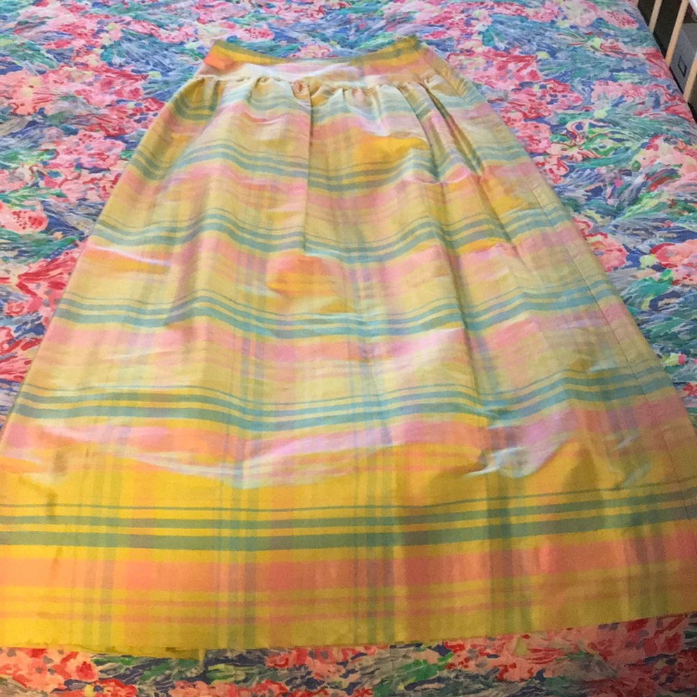 Lilly Pulitzer Silk Maxi Skirt